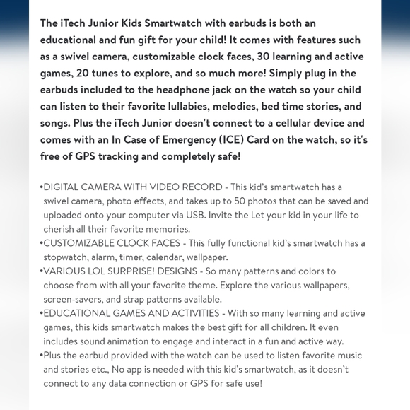 ✨🆕✨ iTech Junior Kids Smartwatch and Earbuds Set - Picture 7 of 7